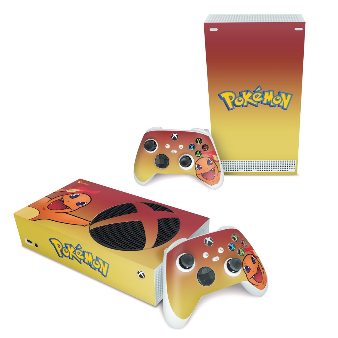 Xbox Series S X Controle Skin - Pokemon Charmander - Pop Arte Skins Atacado