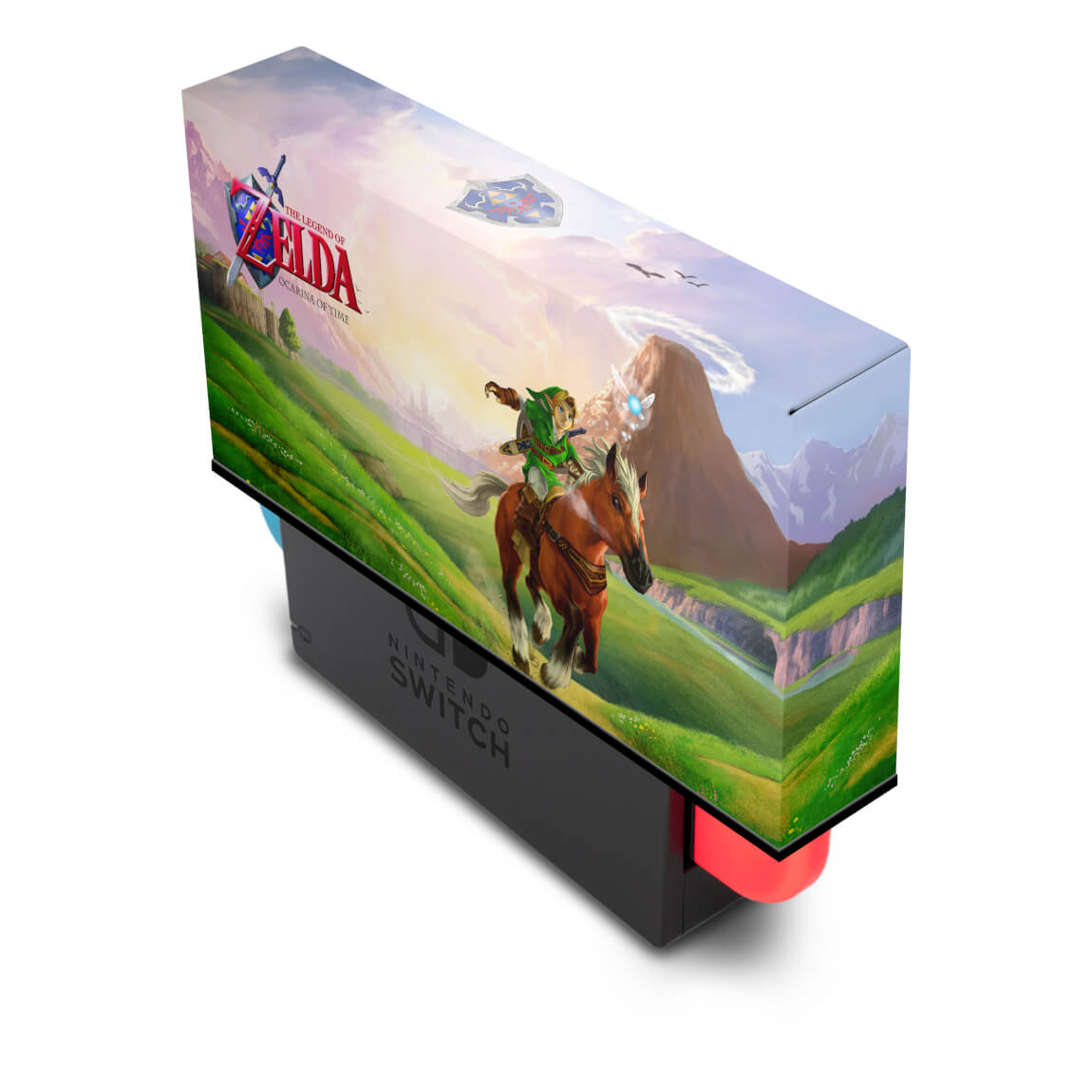 KIT Nintendo Switch Oled Skin e Capa Anti Poeira Zelda Ocarina Of
