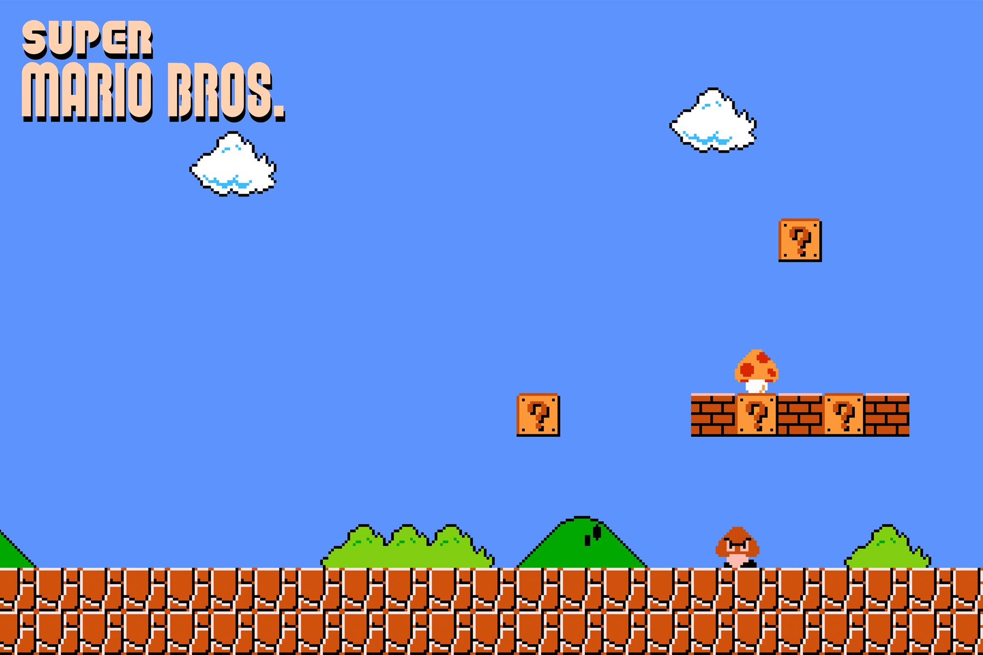 Poster Super Mario Bros - Pop Arte Skins