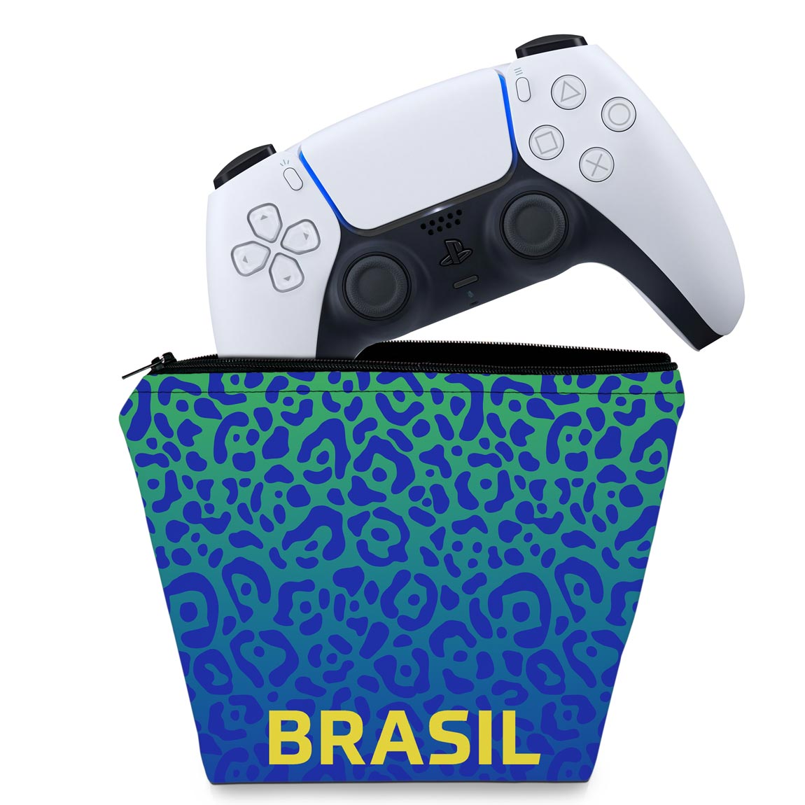 Capa PS5 Controle Case - Brasil - Pop Arte Skins