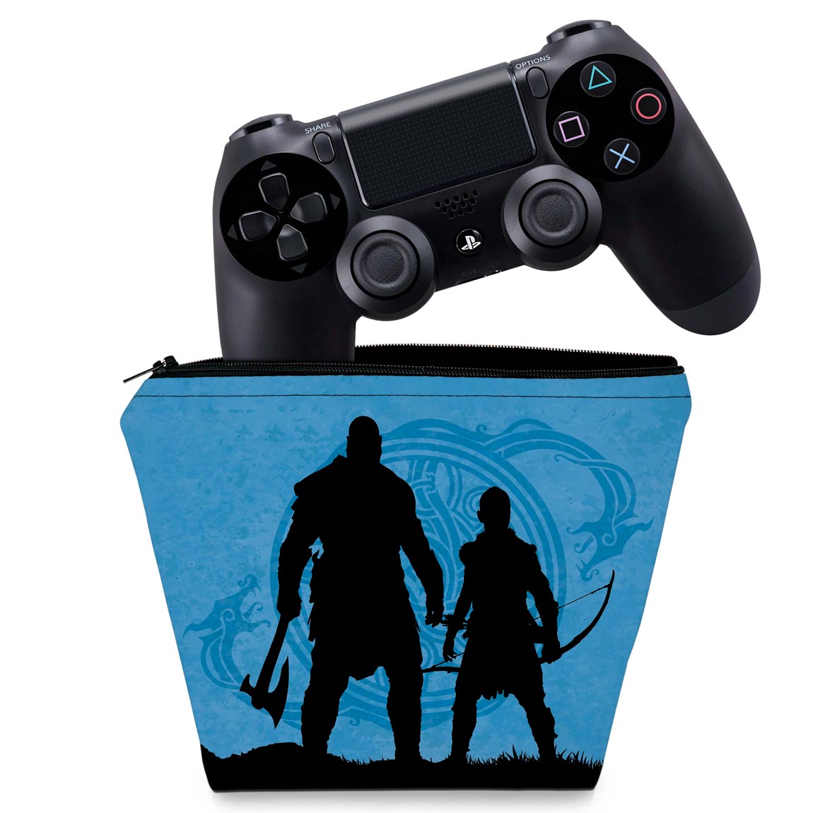 Console Playstation 4 + God of war ragnarok + 2 Controles Sem Fio