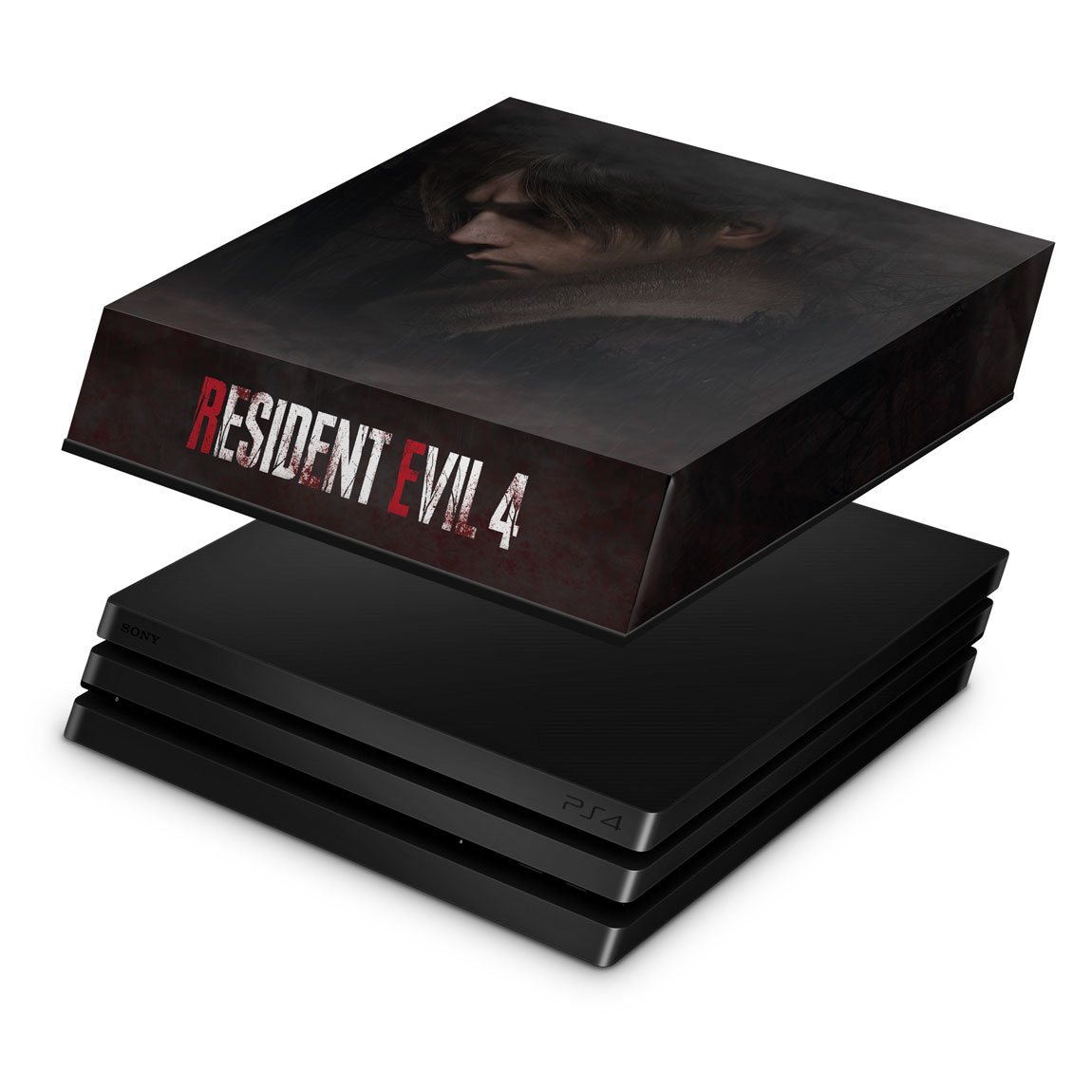 PS4 Pro Capa Anti Poeira - Resident Evil 4 Remake - Pop Arte Skins