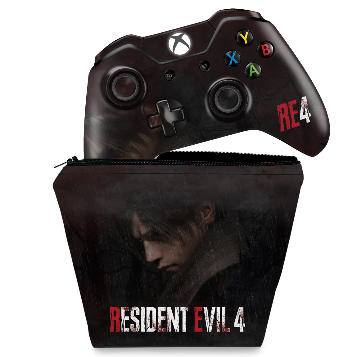 Leon Resident Evil 4 Remake - Suporte Controle Video Game