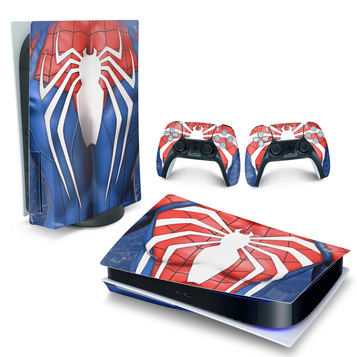 PS4 Slim Skin - Spider-Man Homem Aranha 2 Edition - Pop Arte Skins