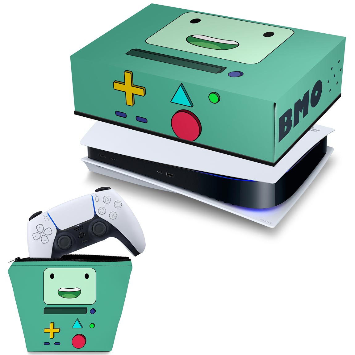 Adventure Time Beemo PS5 Controller Skin