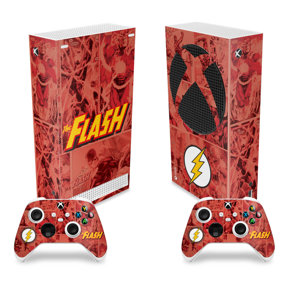 Skin Xbox Series S - The Flash Comics - Pop Arte Skins