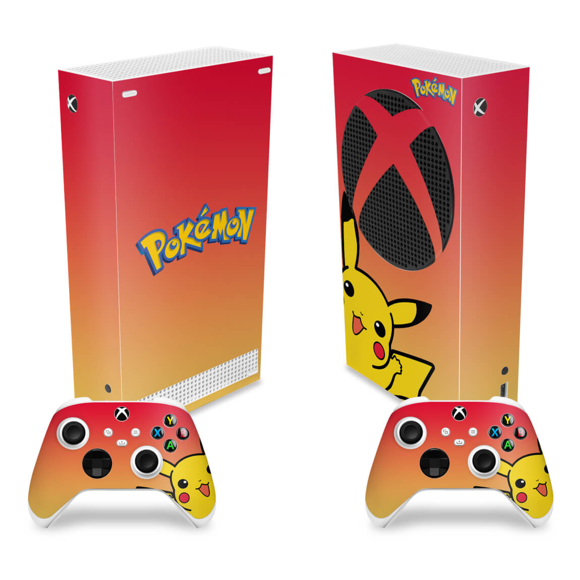 Skin Xbox Series S - Pokemon Pikachu - Pop Arte Skins