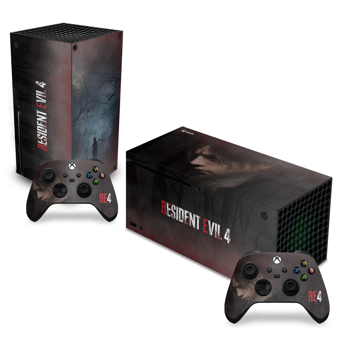 KIT Xbox Series X Capa Anti Poeira e Skin - Resident Evil 4 Remake - Pop  Arte Skins