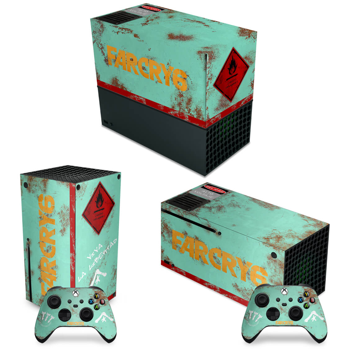 KIT Xbox Series S Skin e Capa Anti Poeira - Far Cry 6 - Pop Arte Skins  Atacado