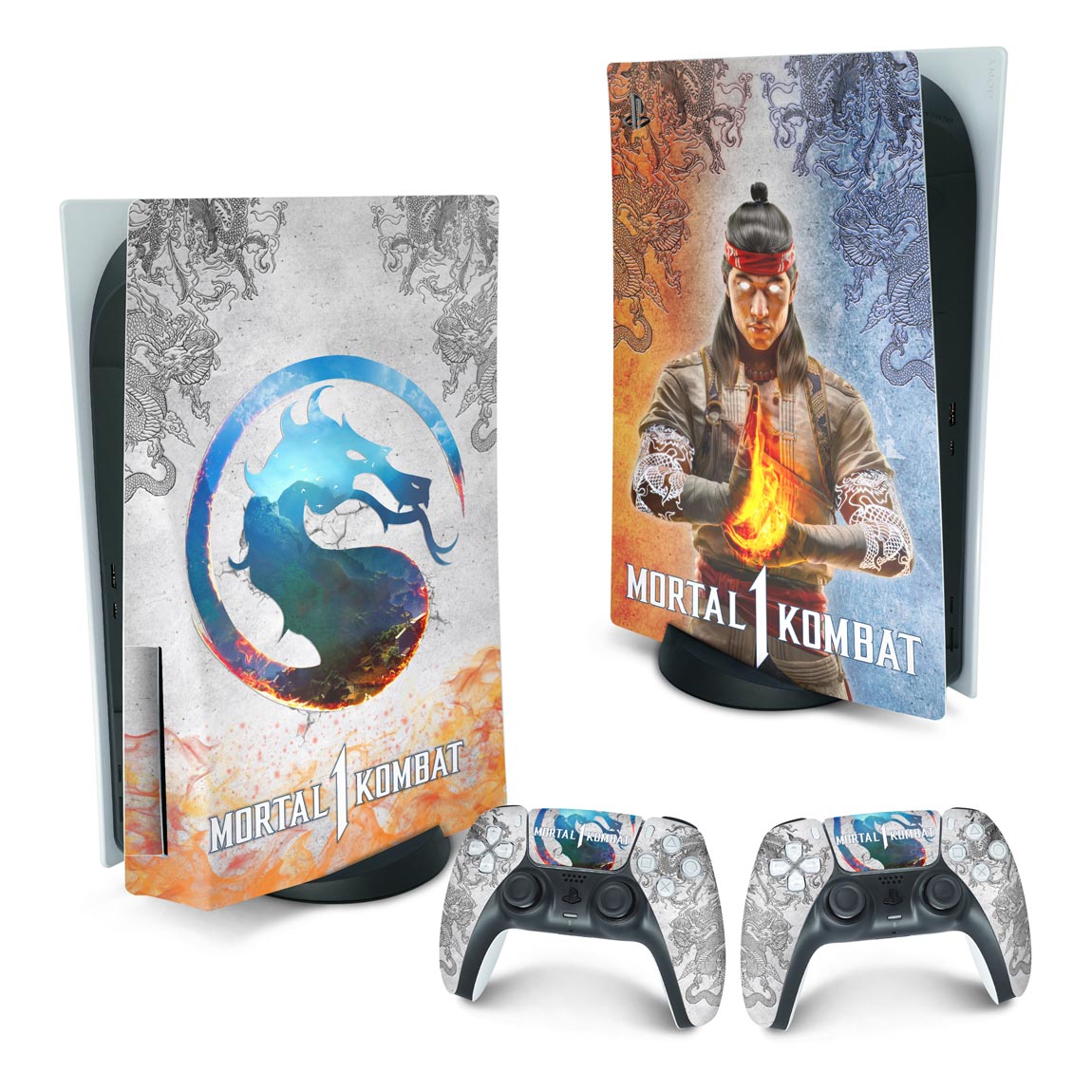 PS4 Slim Skin - Mortal Kombat 1 - Pop Arte Skins