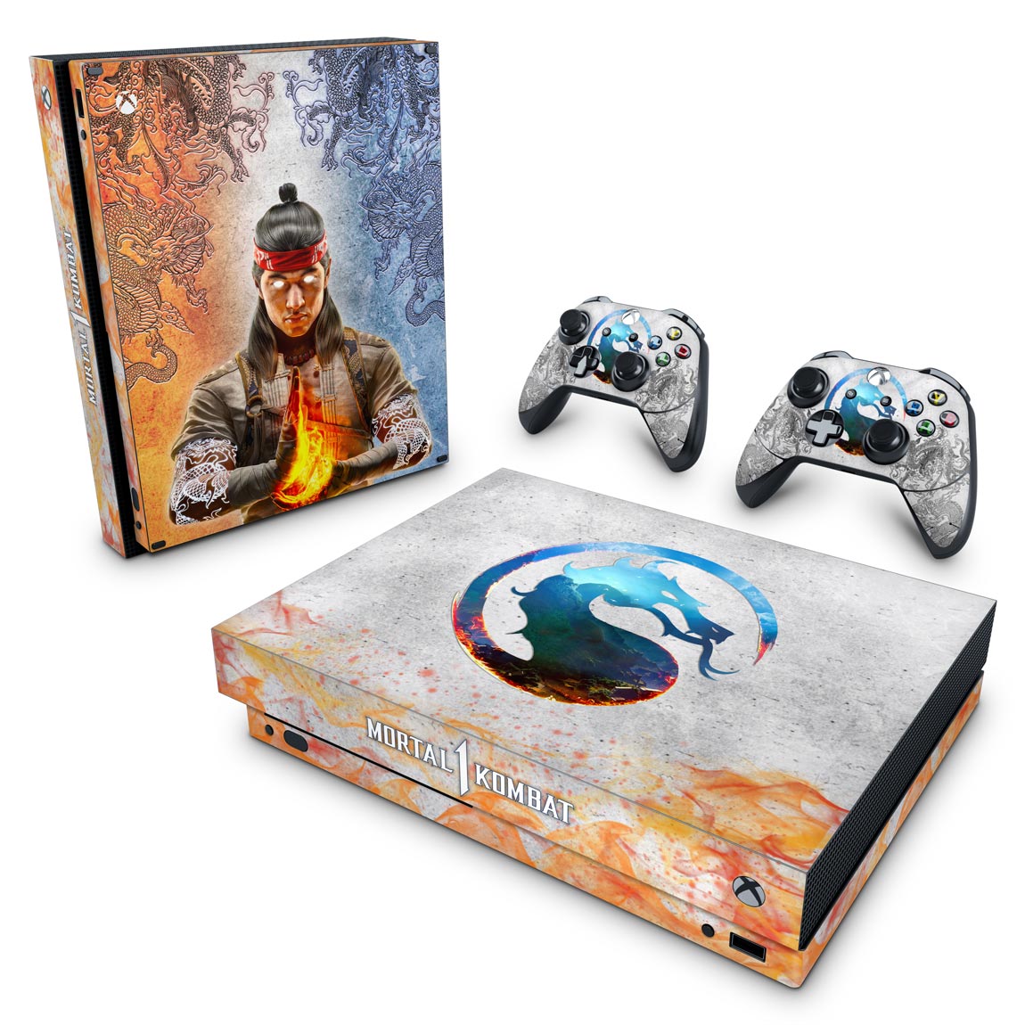 PS4 Slim Skin - Mortal Kombat 1 - Pop Arte Skins