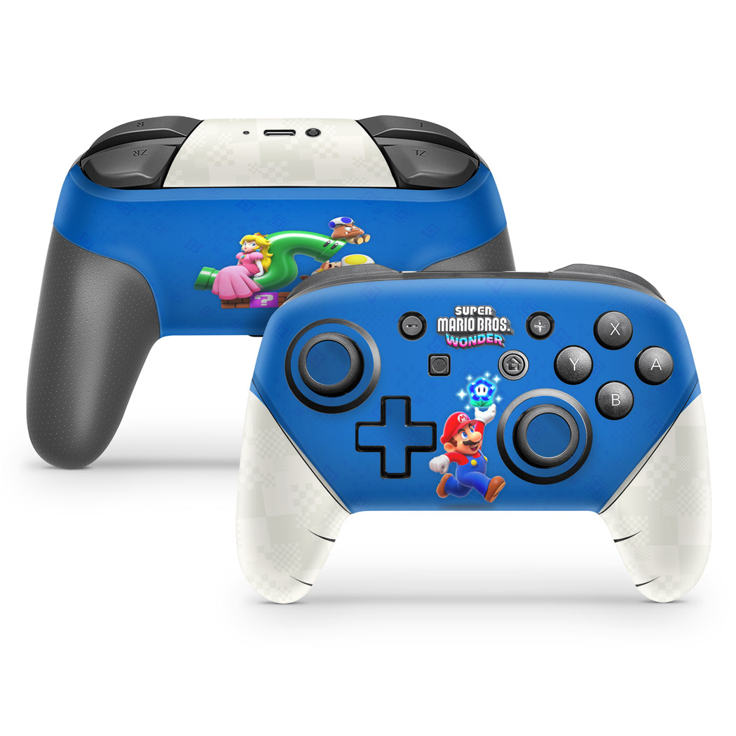 Nintendo Switch Pro Controle Skin - Super Mario Bros. Wonder - Pop