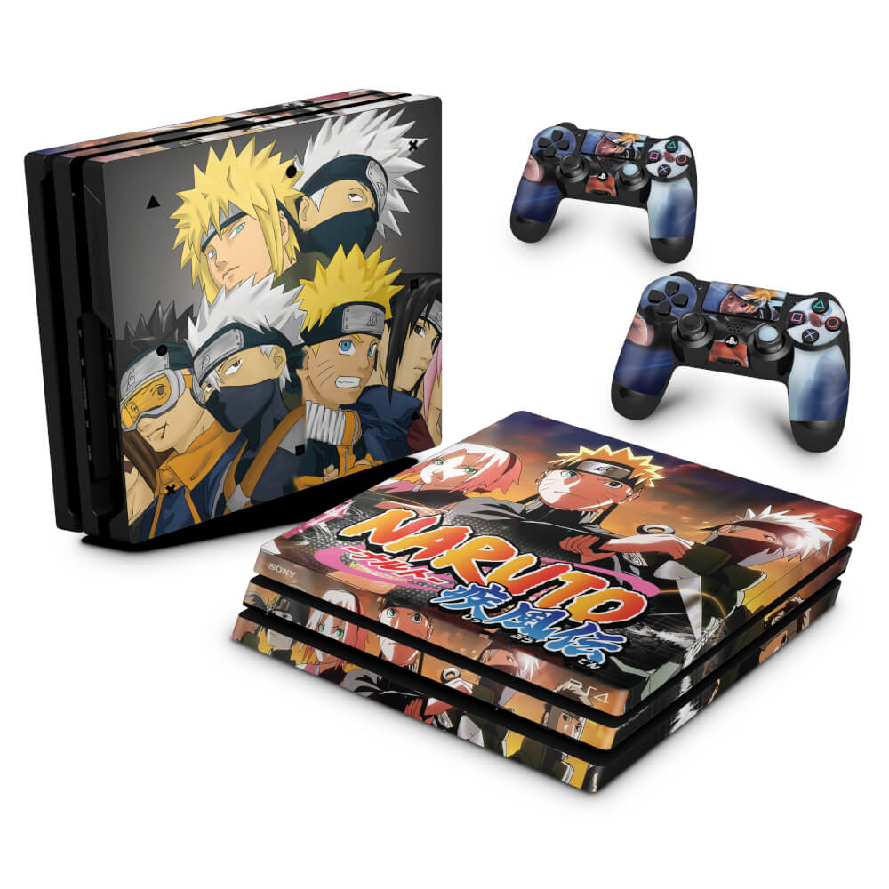 Capa Anti Poeira e Skin Compatível PS4 Pro - Naruto Akatsuki - Pop Arte  Skins - Capa para PS4 - Magazine Luiza