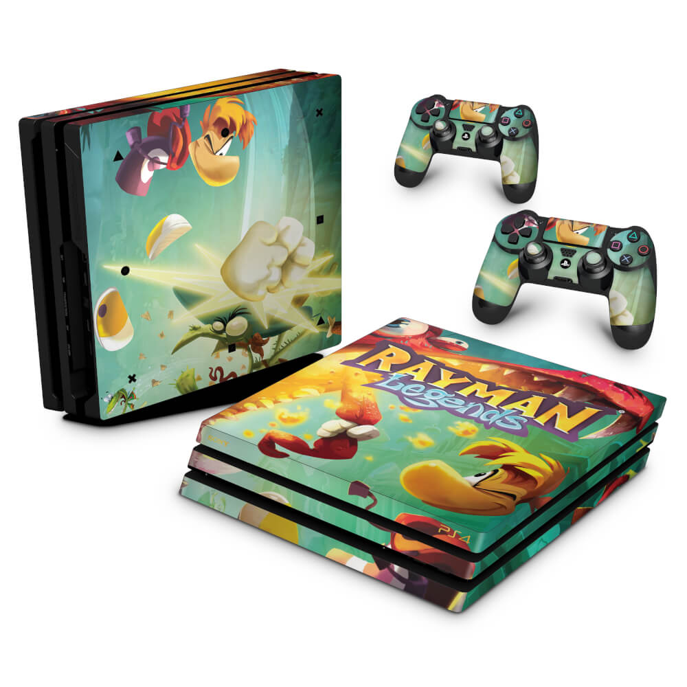 PS4 Pro Capa Anti Poeira - Rayman Legends - Pop Arte Skins