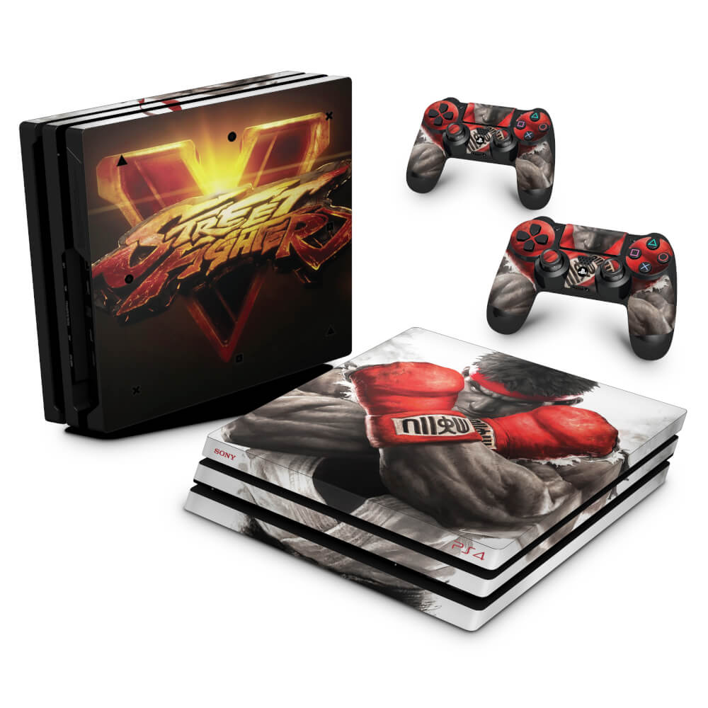 KIT Capa Case e Skin Xbox Series S X Controle - Street Fighter V - Pop Arte  Skins