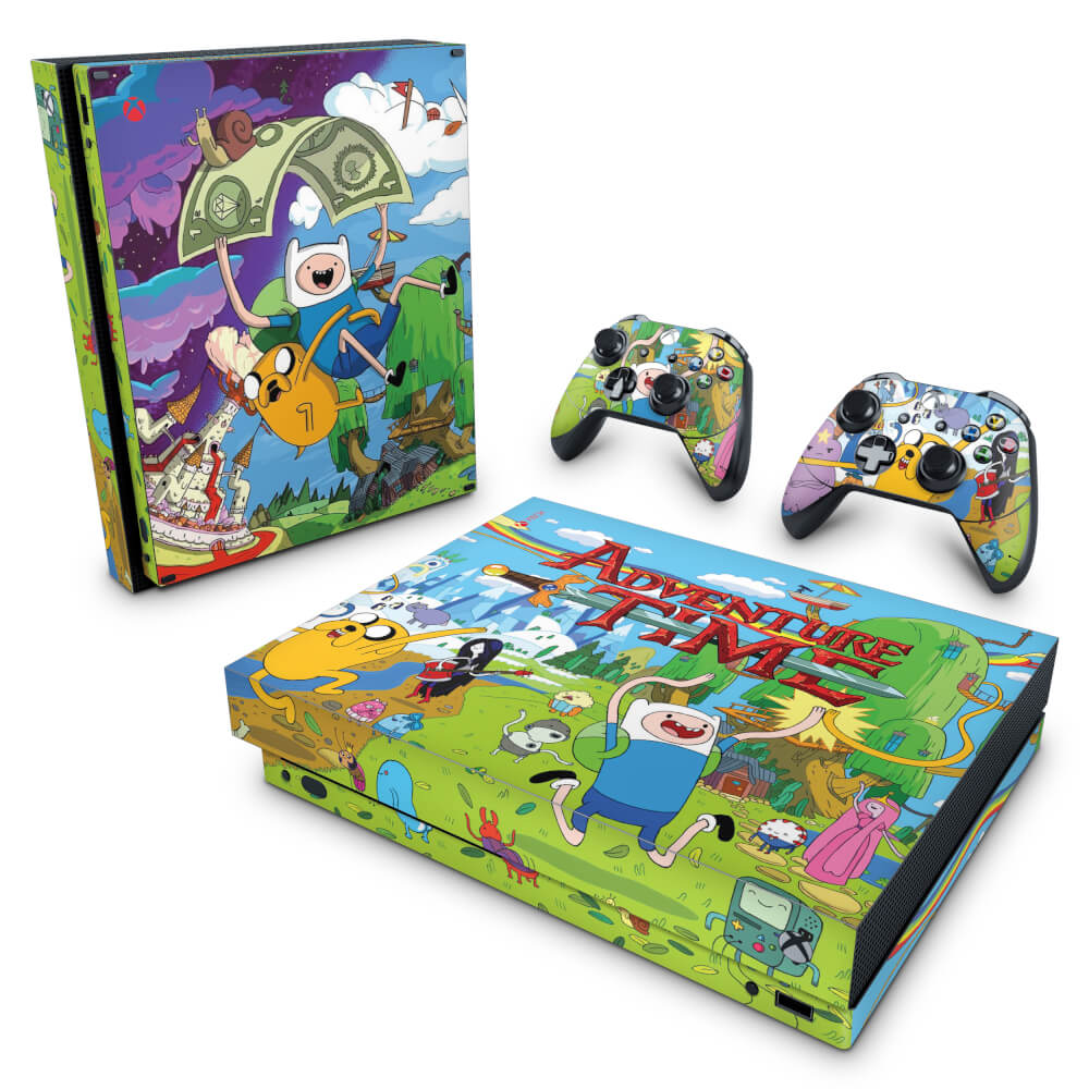 Xbox One X Skin - Hora de Aventura - Pop Arte Skins