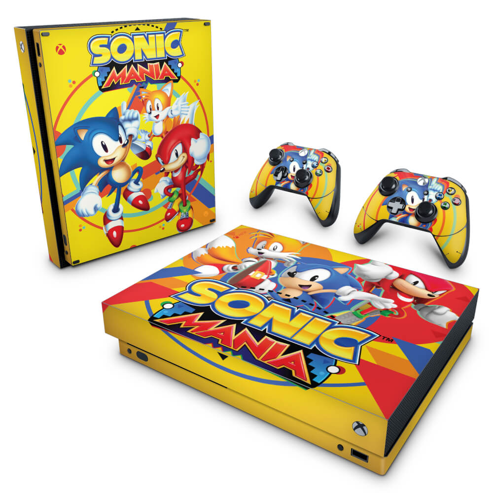 KIT Nintendo Switch Skin e Capa Anti Poeira - Sonic Mania - Pop