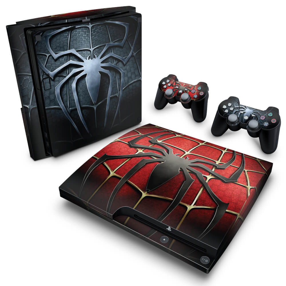 PS3 Slim Skin - Spider Man - Homem Aranha - Pop Arte Skins