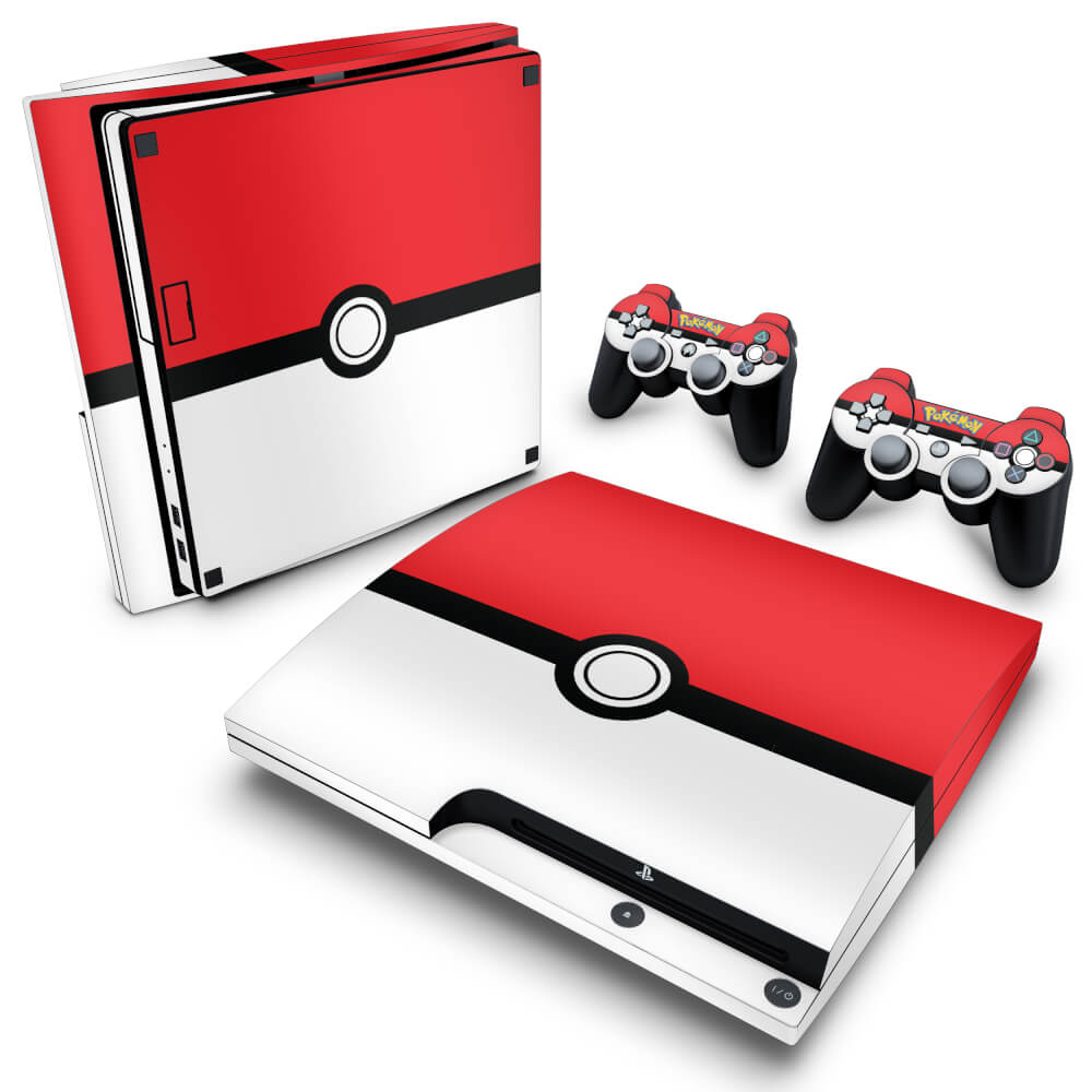 KIT Capa Case e Skin Xbox One Slim X Controle - Pokemon Pokebola - Pop Arte  Skins