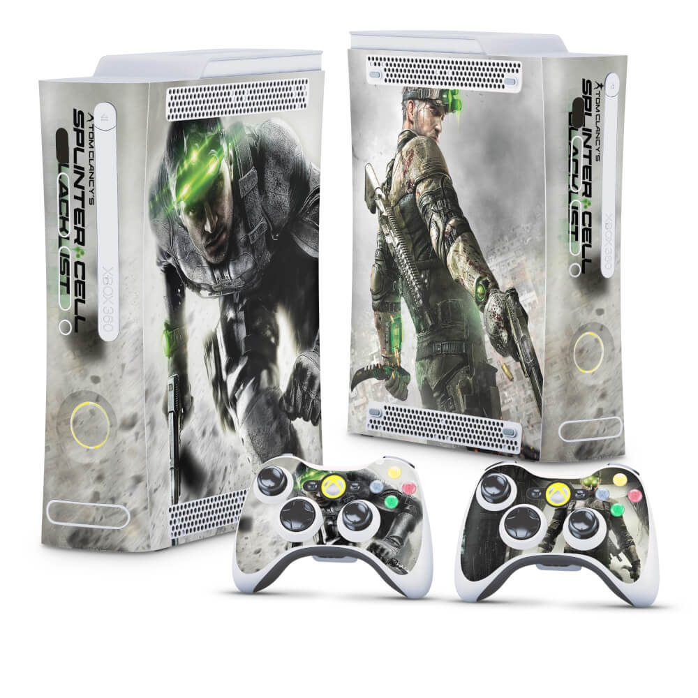 Capa Xbox 360 Controle Case - Splinter Cell Black em Promoção na