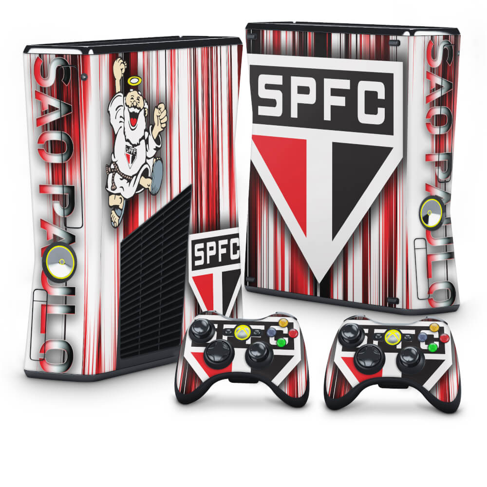 Xbox 360 Super Slim Skin - Fibra de Carbono Preto - Pop Arte Skins