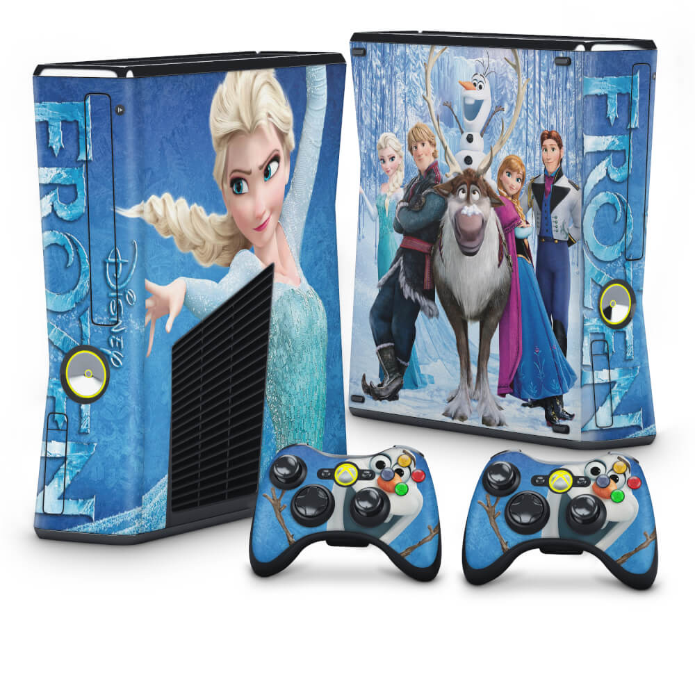 Xbox 360 Slim Skin - Azul Escuro - Pop Arte Skins