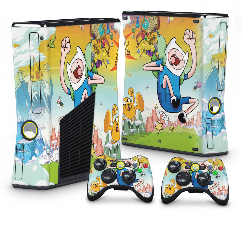 Xbox 360 Slim Skin - Azul Escuro - Pop Arte Skins