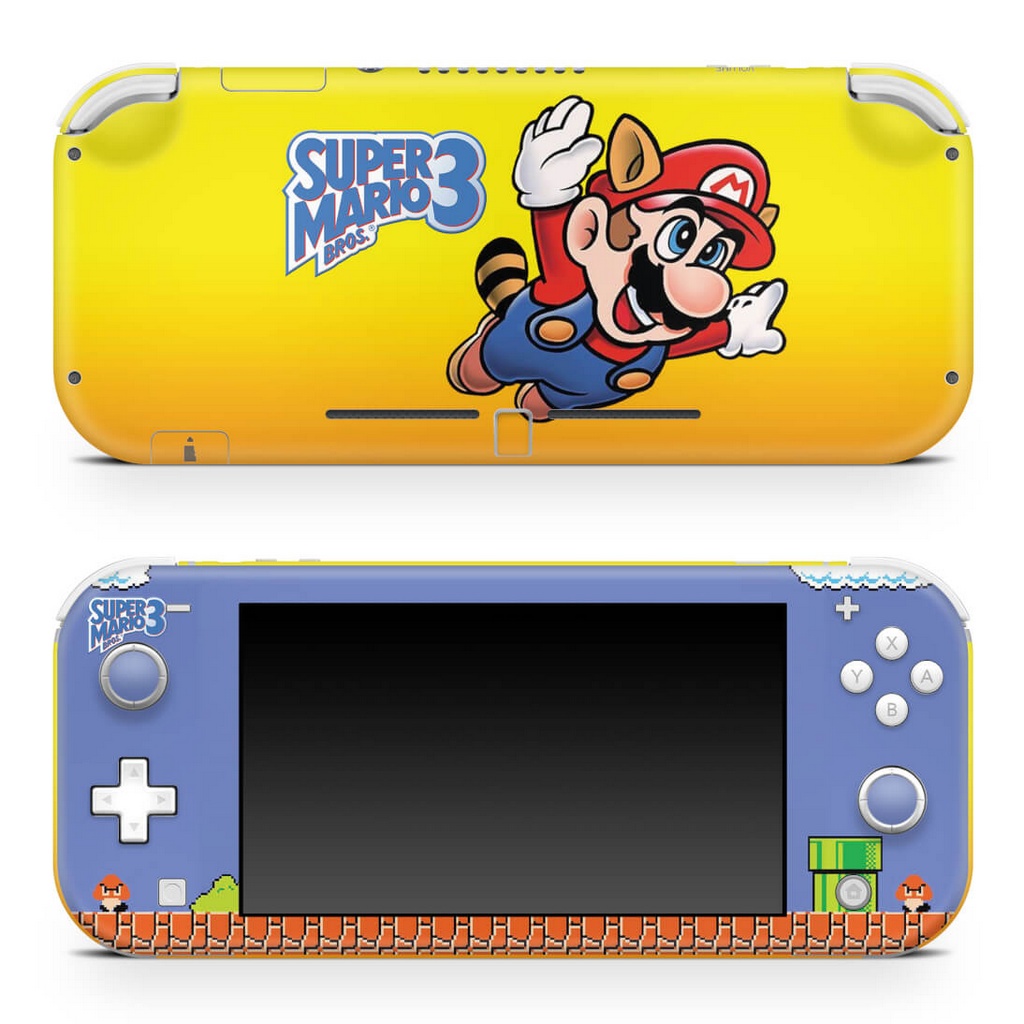 Adesivo Nintendo Switch Lite Skin Super Mario Bros 3