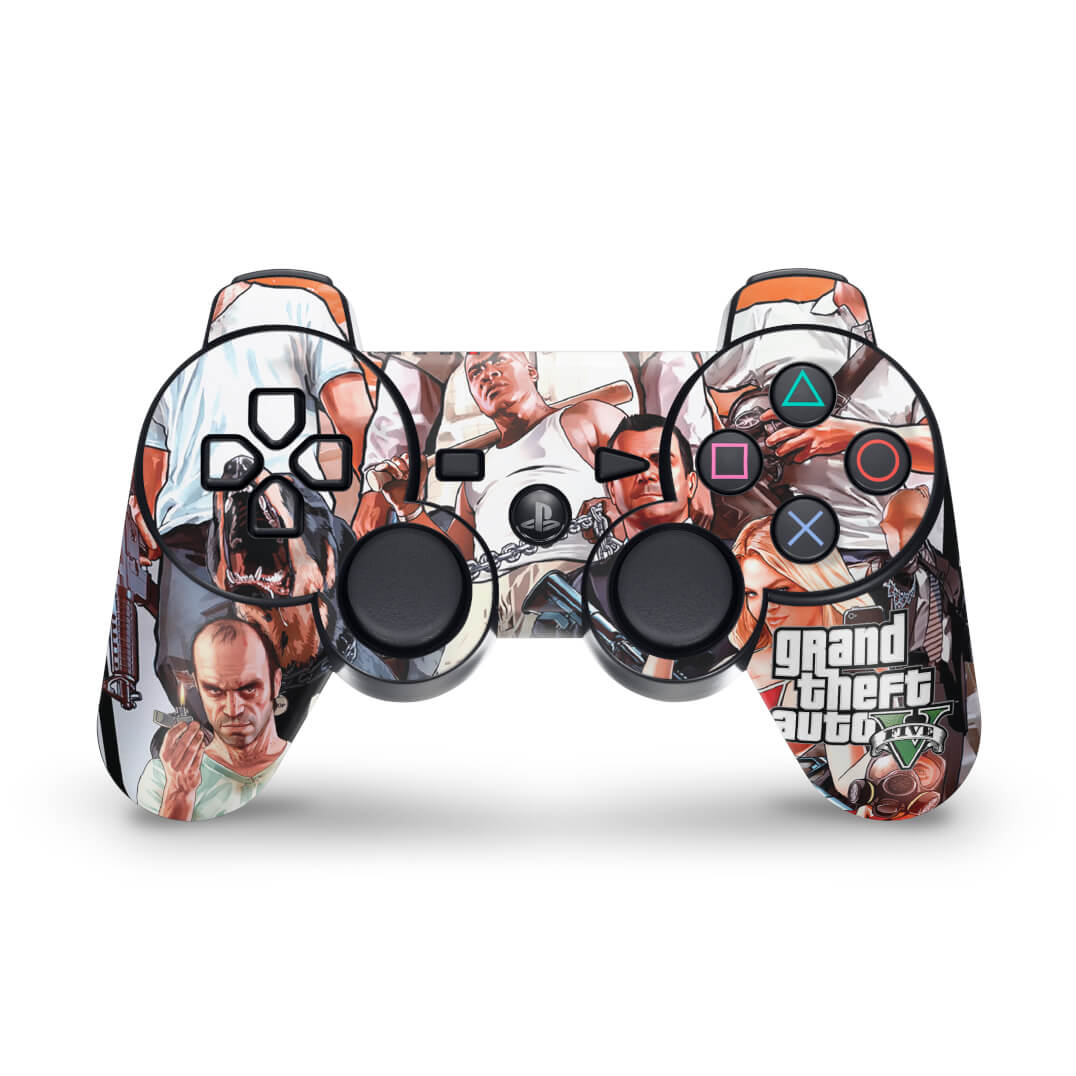 Capa Compatível PS3 Controle Case - Gta V 5 - Pop Arte Skins - Acessórios  PS3 - Magazine Luiza