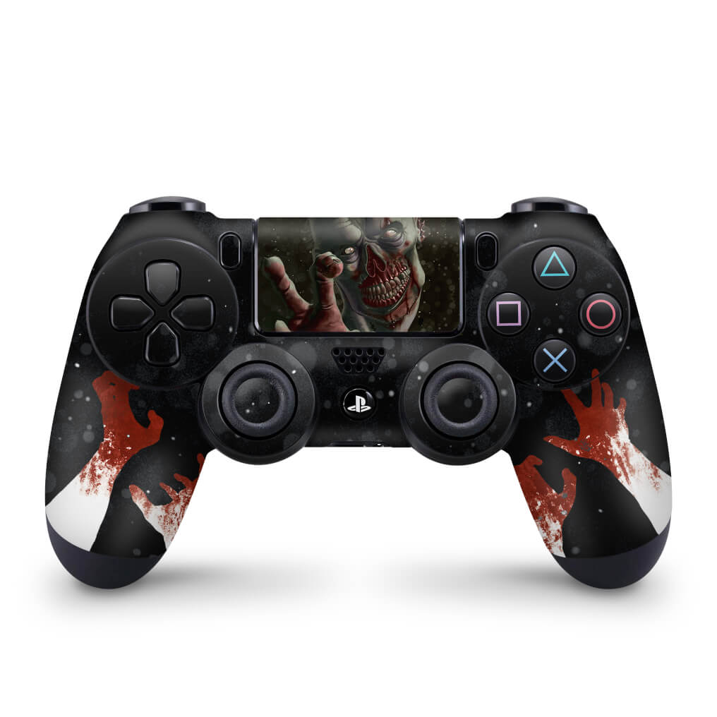 KIT Capa PS5 e Case Controle - Zombie Zumbi The Walking - Pop Arte Skins