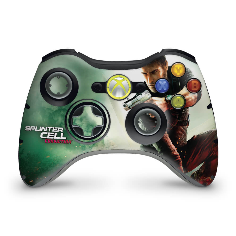 Capa Xbox 360 Controle Case - Splinter Cell Black em Promoção na