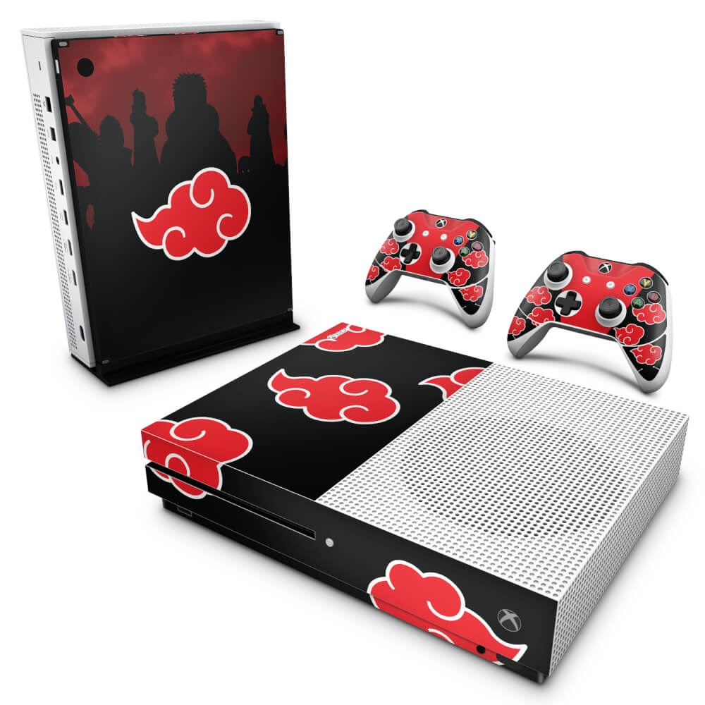 Xbox 360 Slim Capa Anti Poeira - Naruto Akatsuki - Pop Arte Skins