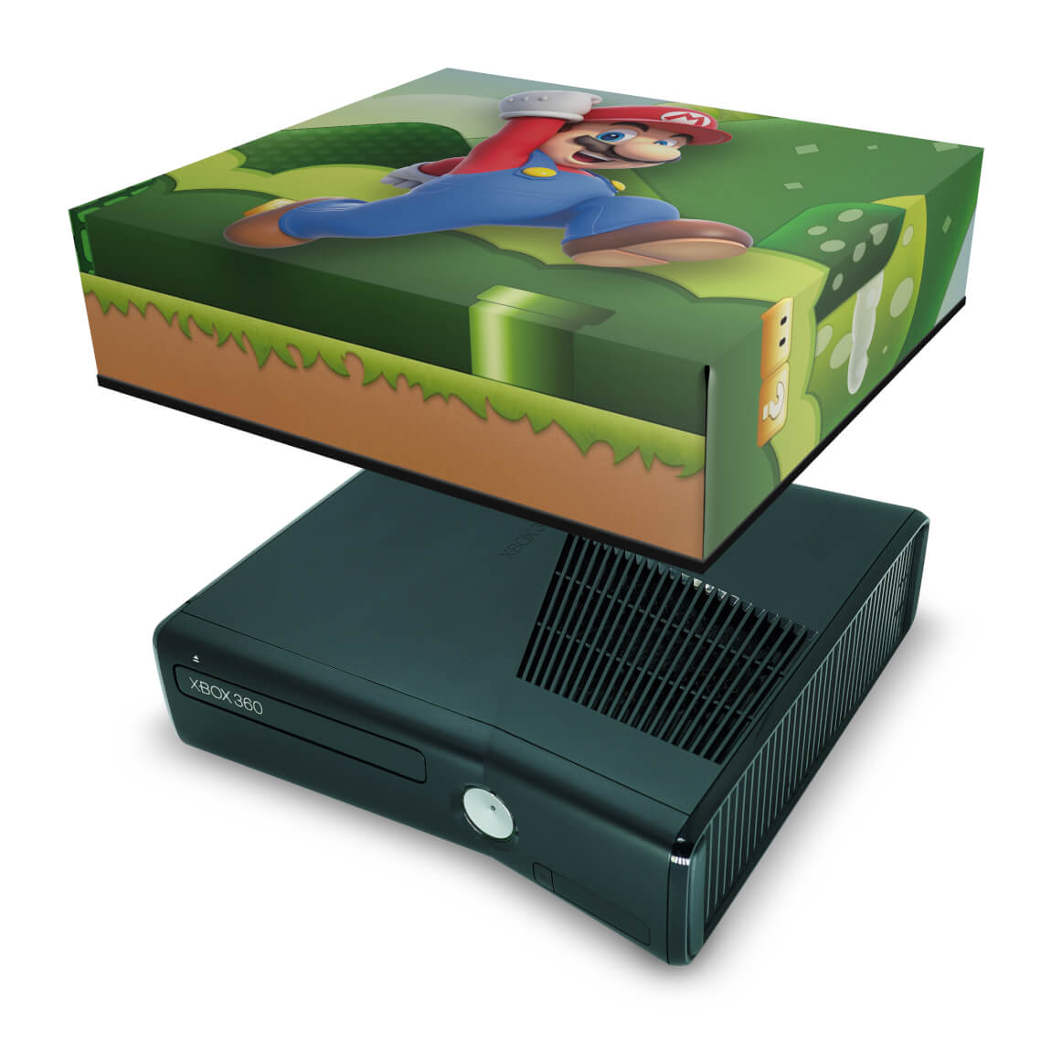 Capa Compatível Xbox 360 Fat Anti Poeira - Mario & Luigi - Pop