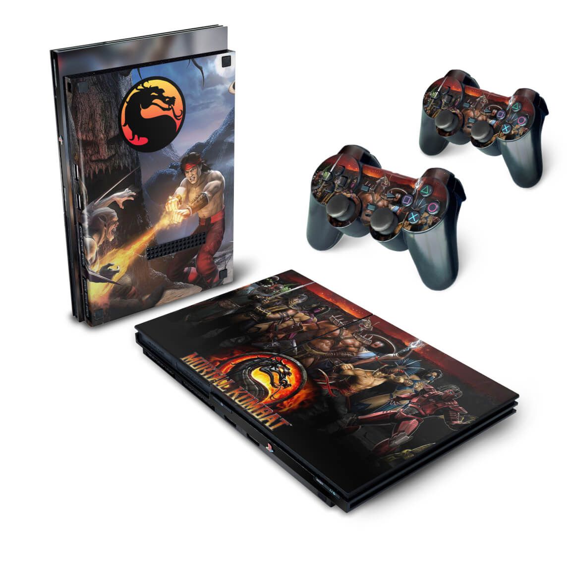 PS4 Slim Skin - Mortal Kombat 1 - Pop Arte Skins