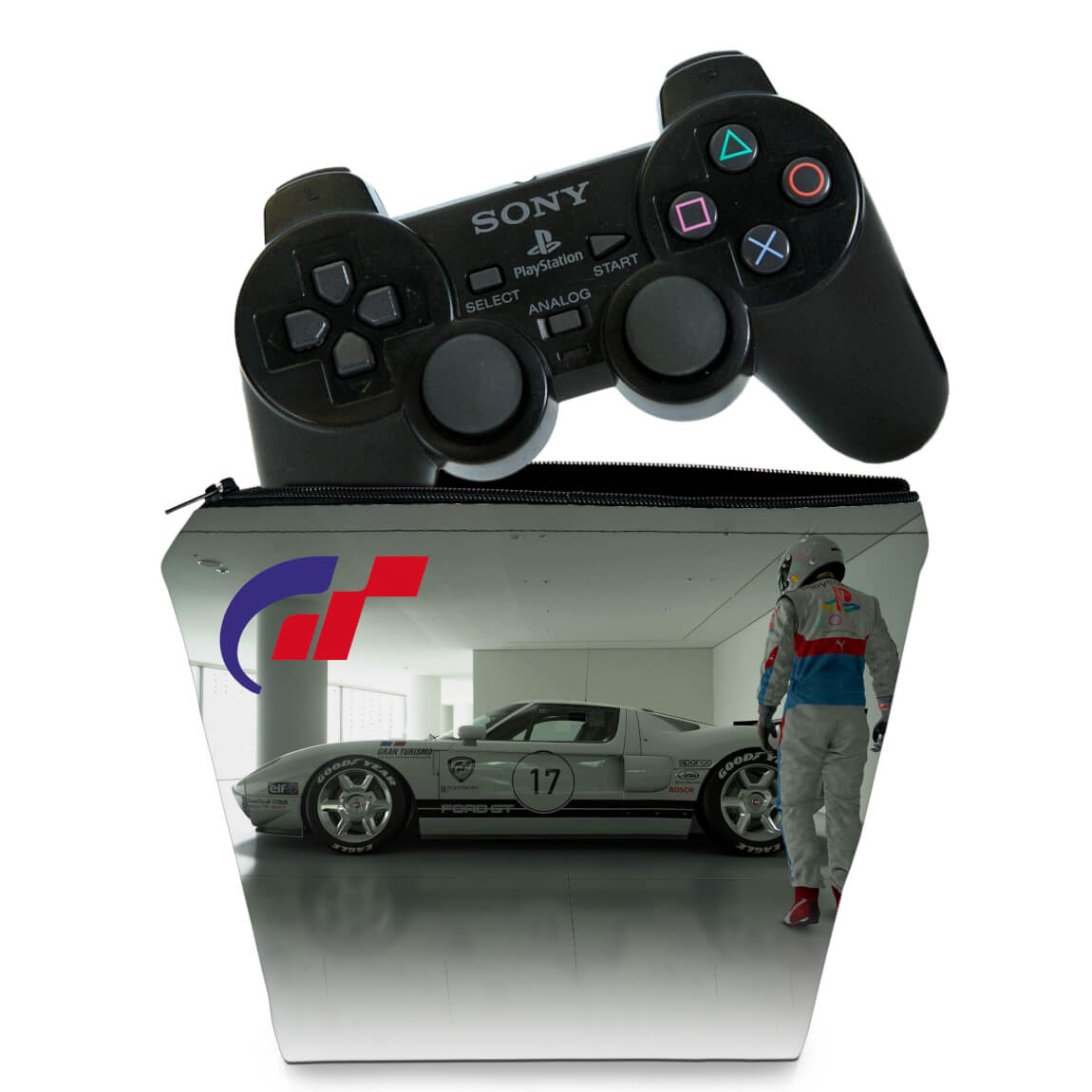 Controle Sony e Jogo Gran Turismo 7 PS4