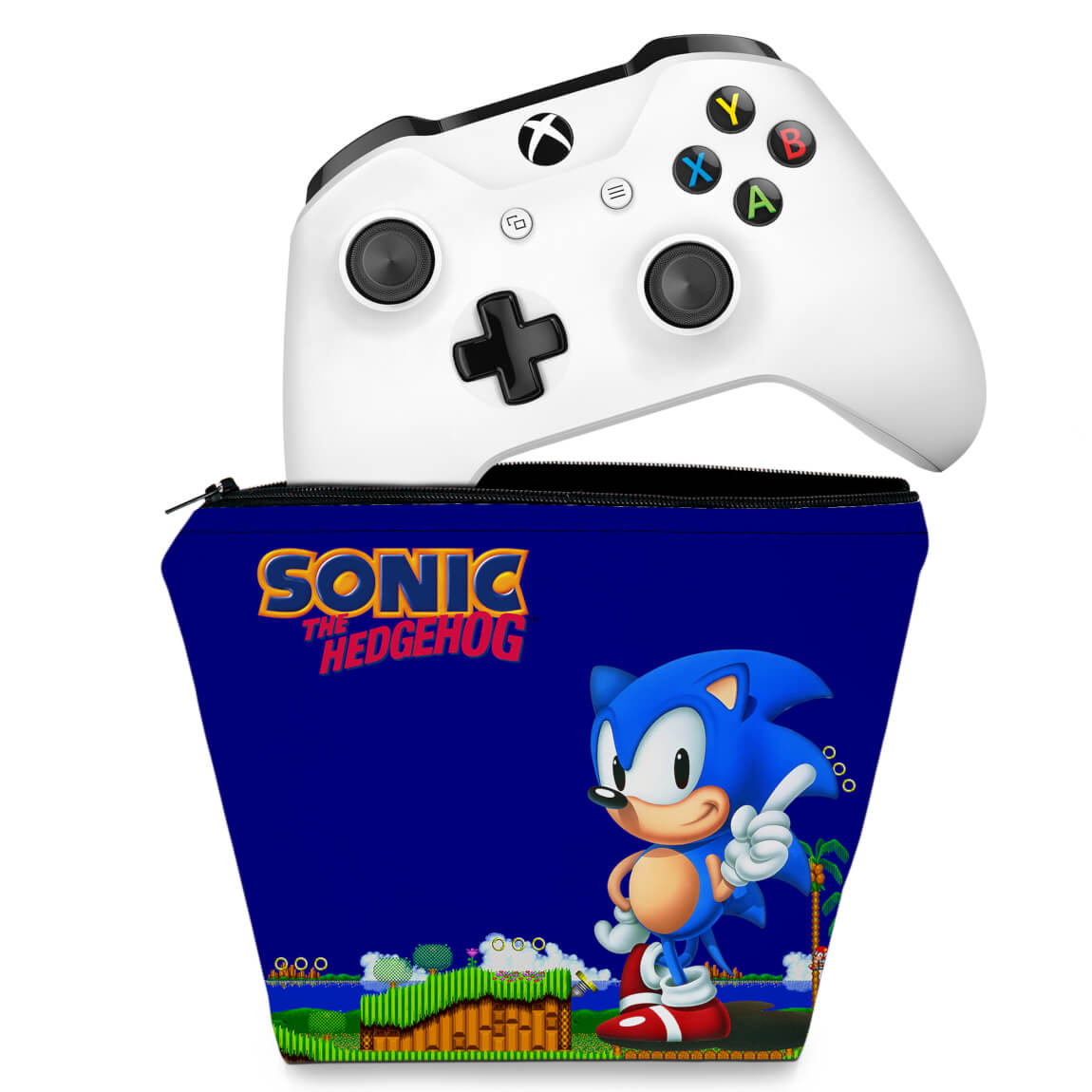 Xbox 360 Slim Capa Anti Poeira - Sonic The Hedgehog - Pop Arte Skins