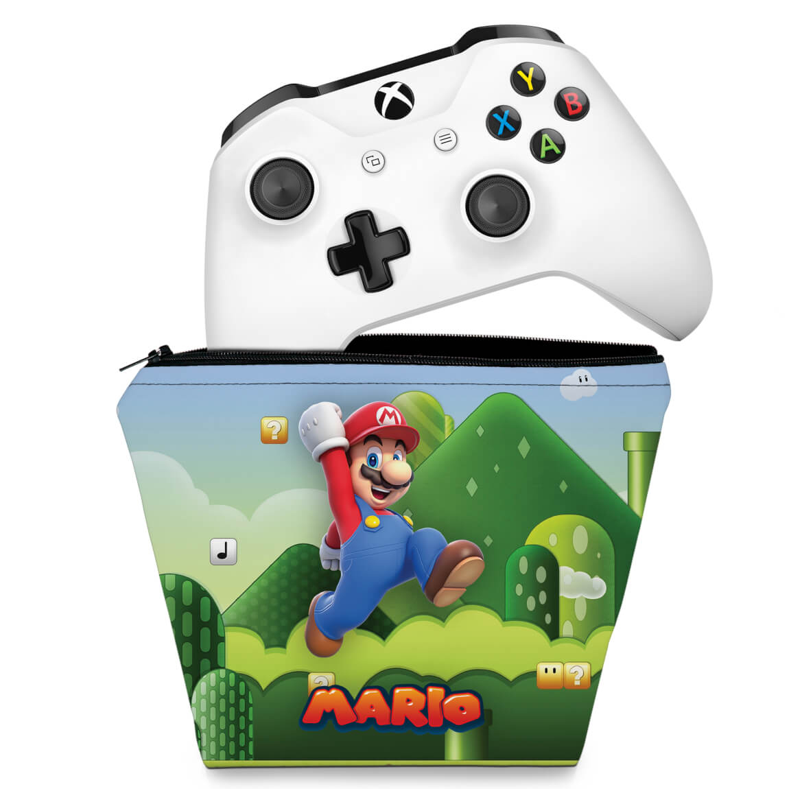 Capa Anti Poeira e Skin Compatível PS4 Fat - Super Mario Bros