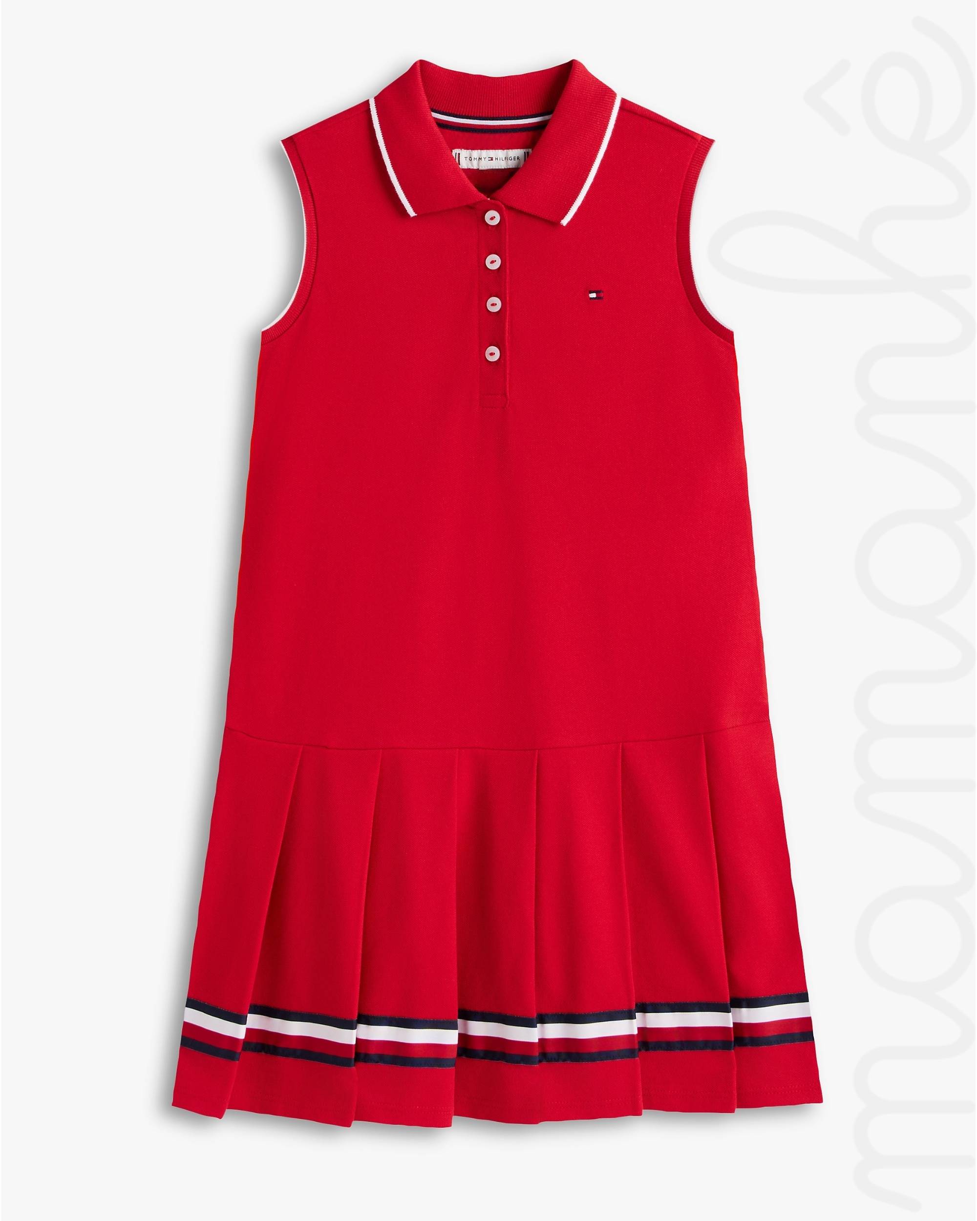 Vestido Infantil Tommy Hilfiger Cavado Vermelho - Mamanhê Store ...