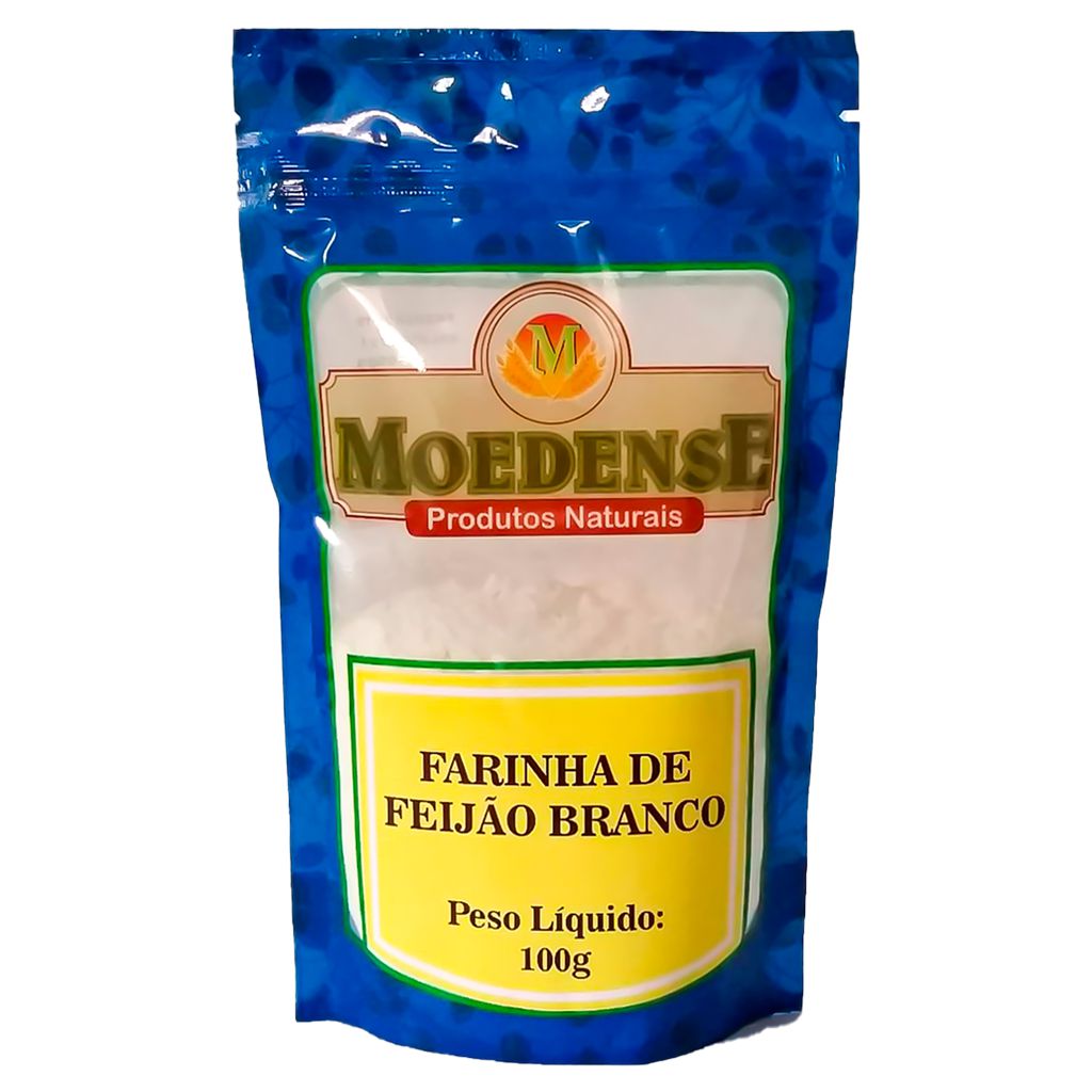 Farinha de Feijão Branco - 500 g, Farinhas e Cereais, Moedense - Moedense  Produtos Naturais