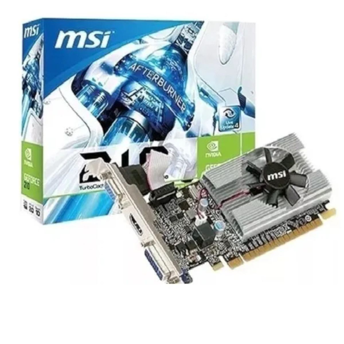 PLACA DE VIDEO MSI GEFORCE GT 210 1GB DDR3 64 VGA DVI HDMI
