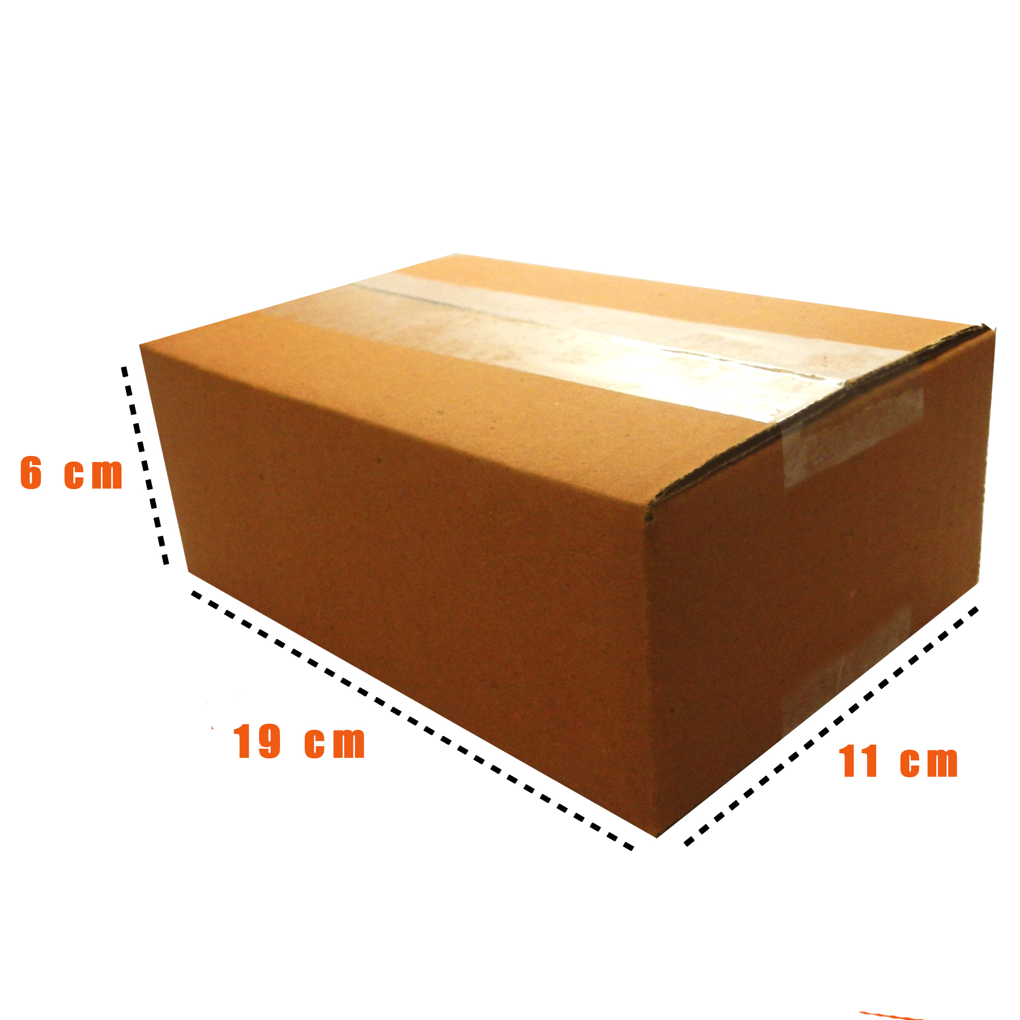 50 Caixas de Papelão C1 19x11x6,5 cm COLORIDA - CASA DO PAPELÃO