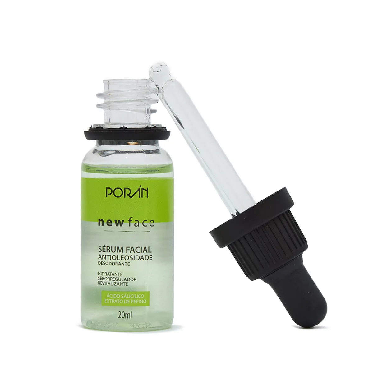 SERUM FACIAL ANTIOLEOSIDADE NEW FACE - PORAN - LUG STORE MAKEUP