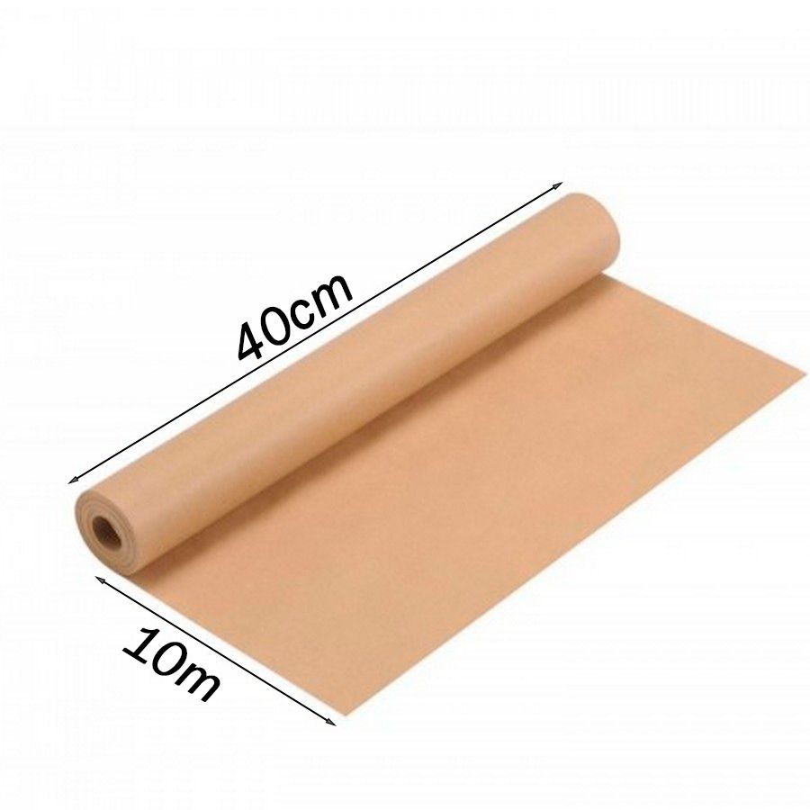 Papel Kraft 80g Com 90cm De Largura x 50 Metros Monolúcido