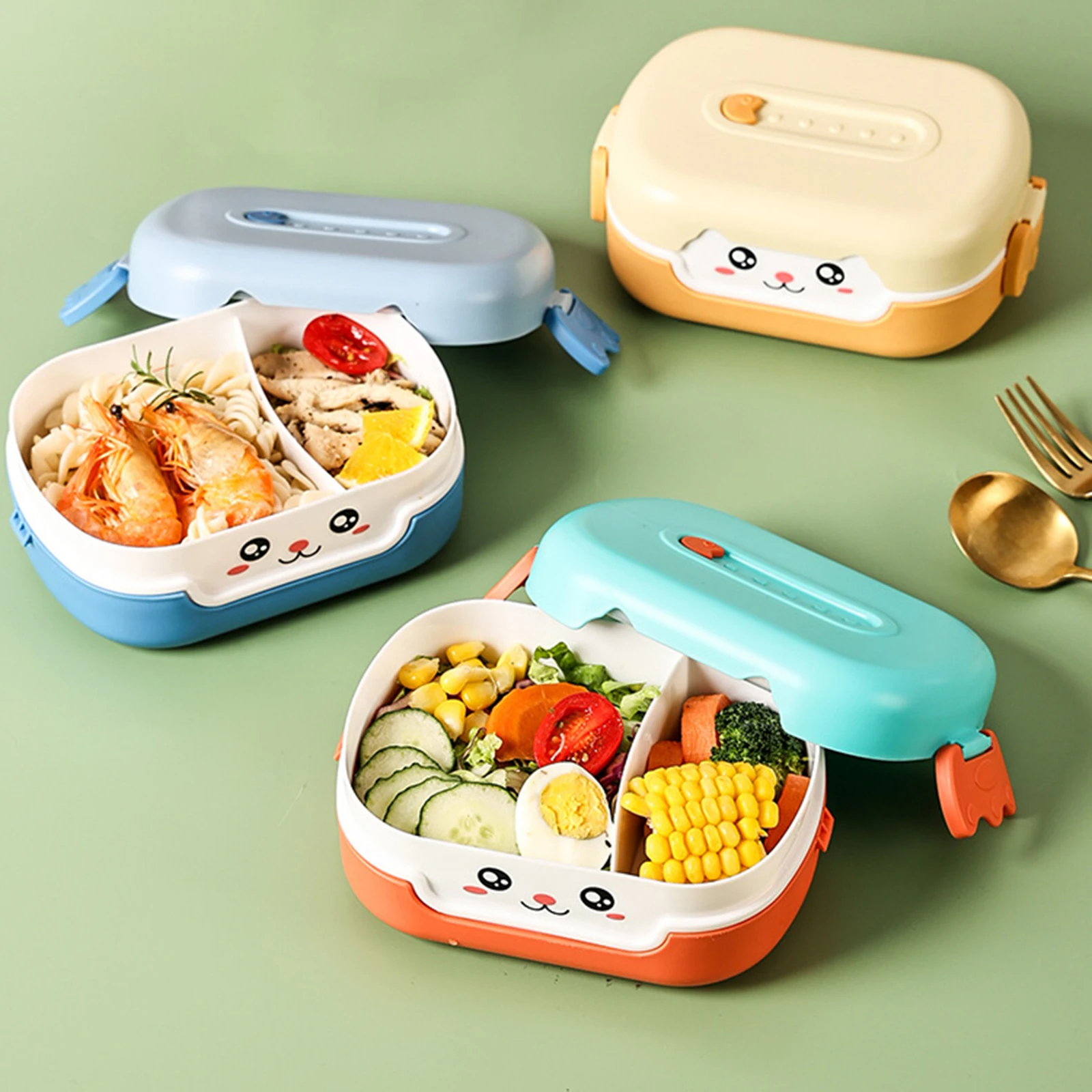 Marmita Lancheira Infantil Bento Box Hermétrica Estilo Japonês