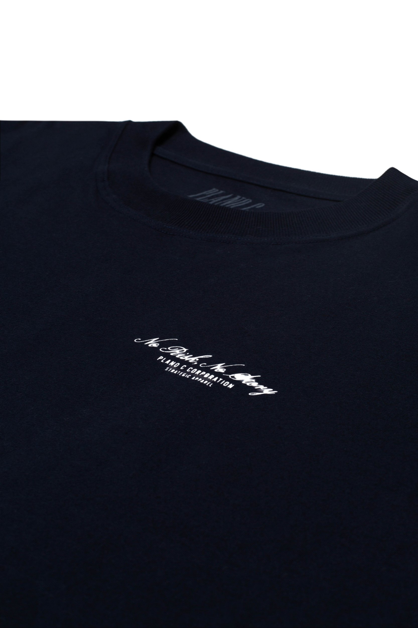 Camiseta Plano C No Risk No Story Azul - SCOC Skate Shop