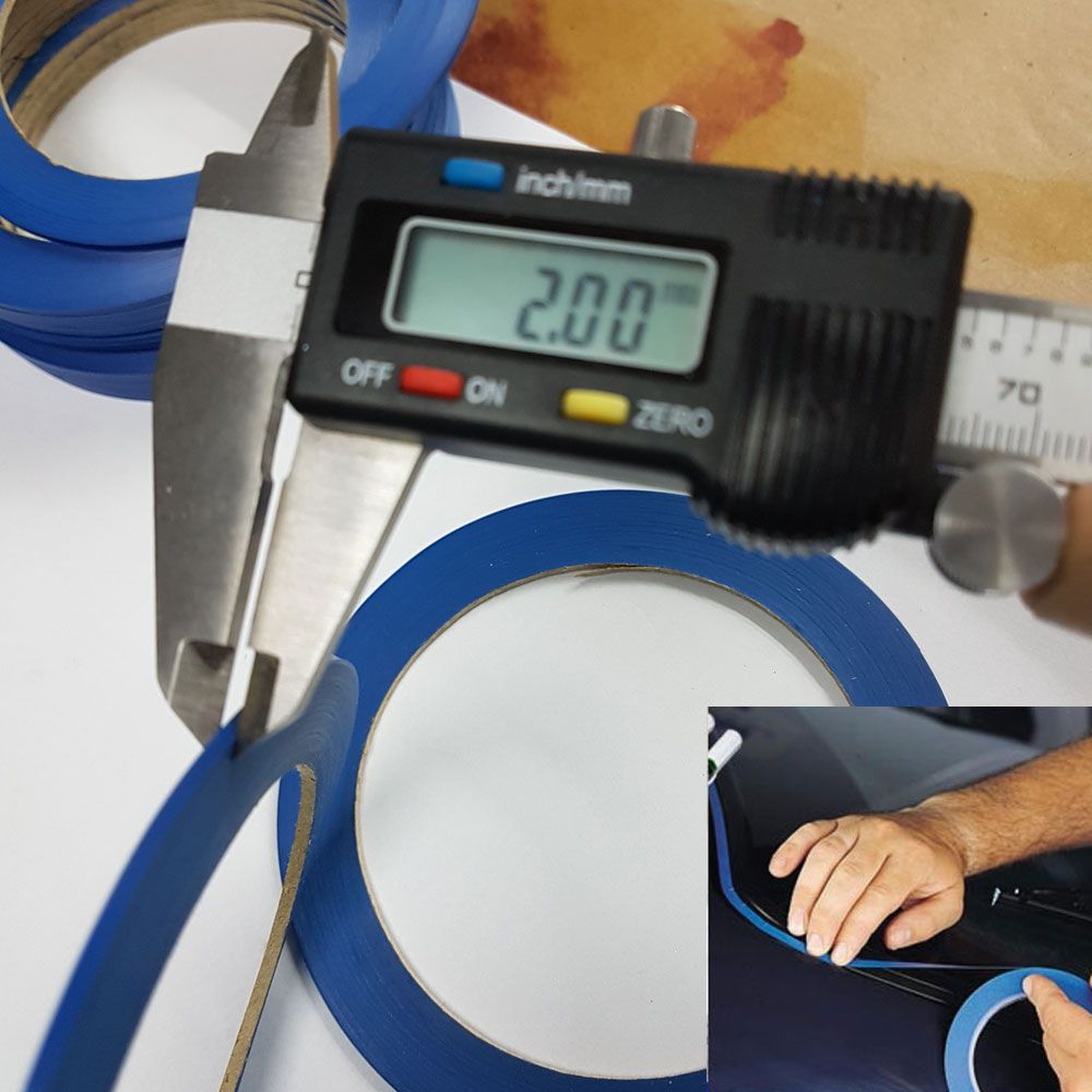Fitas Filete Filetamento Blue Tape - Chao Kustom - Tintas Especiais