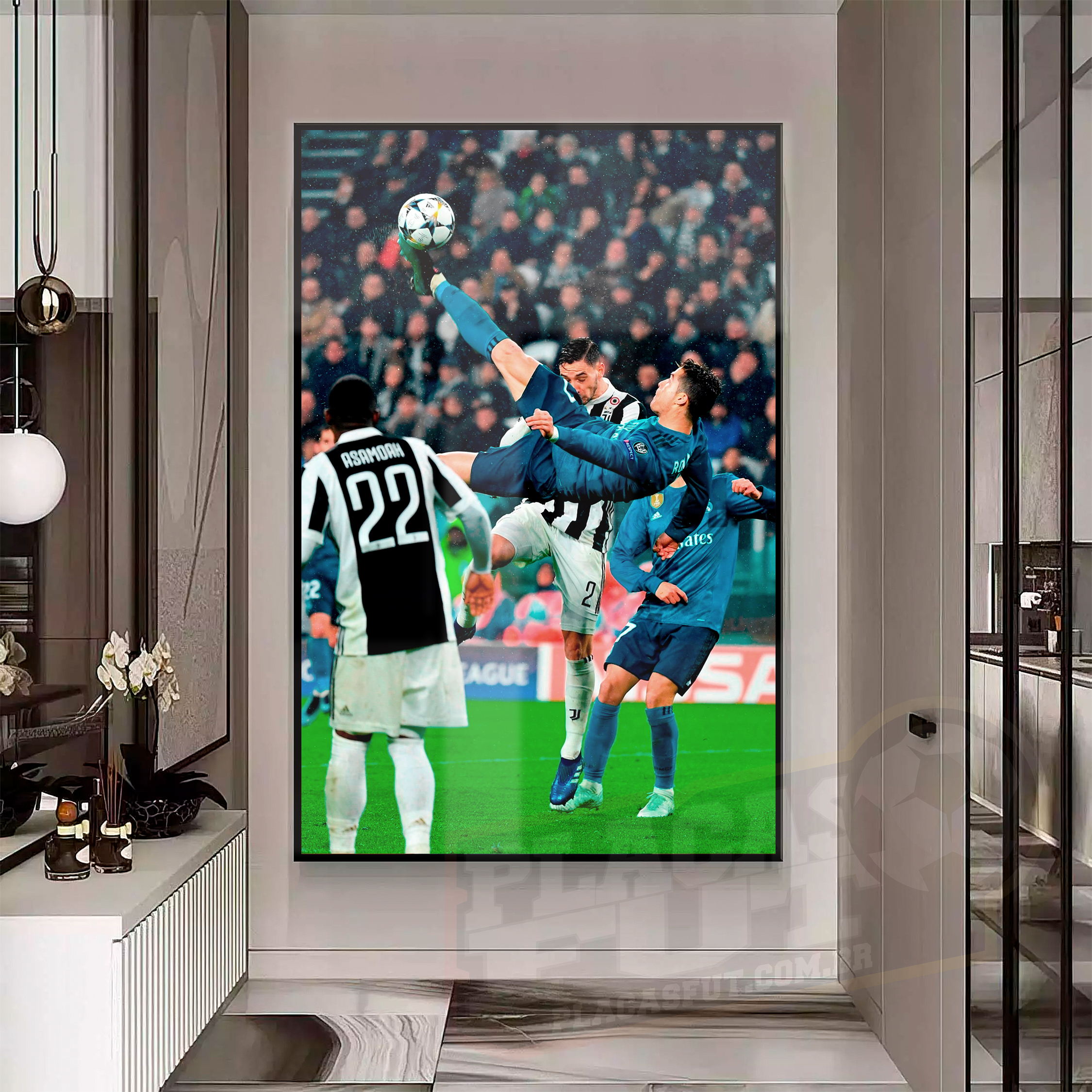 Quadro Cristiano Ronaldo O Pai É Brabo - PlacasFUT