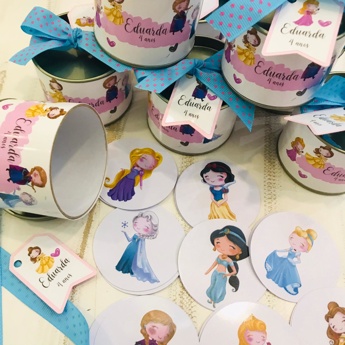 Jogo da Velha Personalizado Princesas