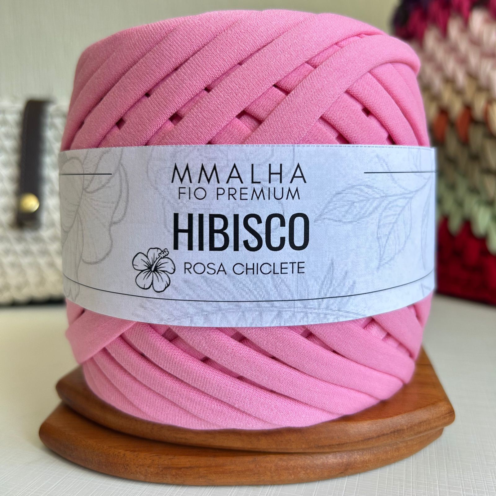 Fio de Malha Premium - Hibisco - Rosa Chiclete - MMalha