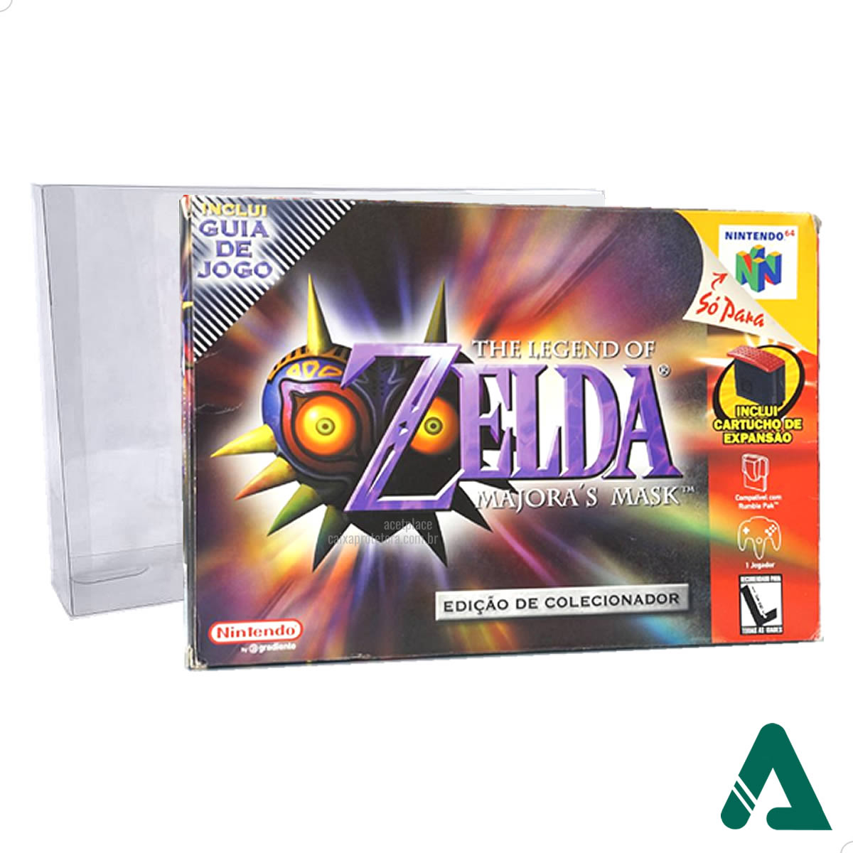 Protetor Jogos Zelda Ocarina Zelda Majoras Star Wars Racer BigBox